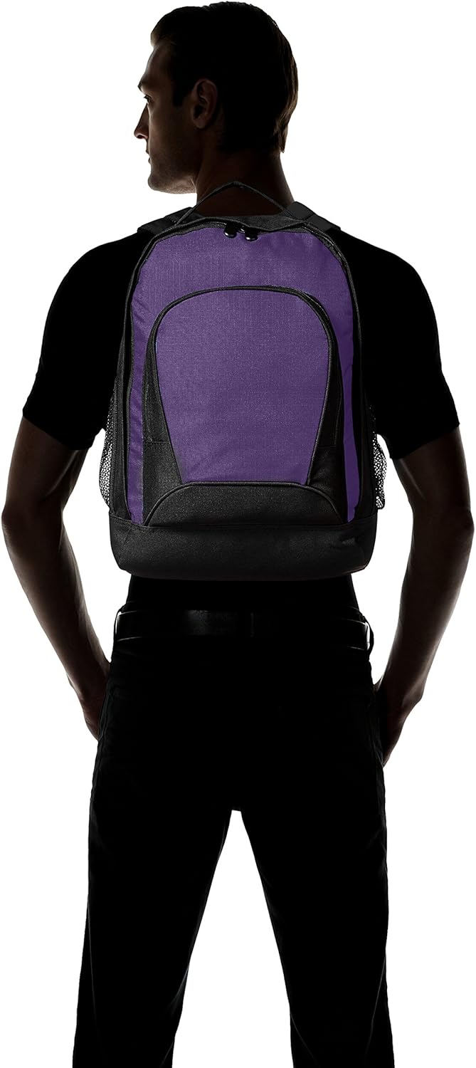 Augusta Sportswear Ripstop Backpack, One Size, Black/Black