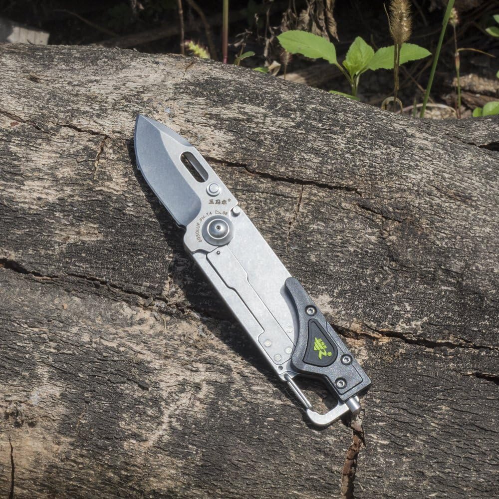 Sanrenmu 6050 LUF-PH-T4 Pocket EDC Folding Camping Knife Multi Toolkit Screwdriver Belt Cutting LED Bottle Opener Glass Breaker