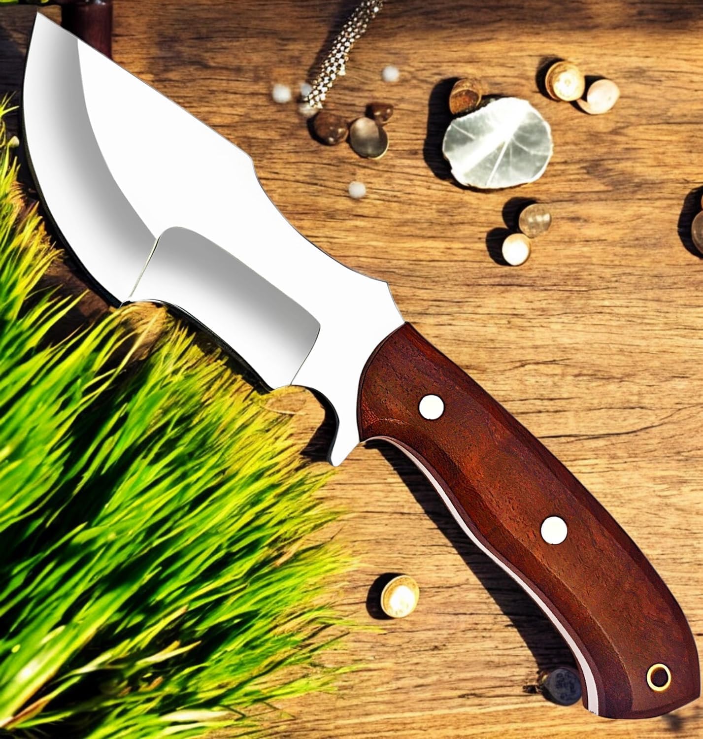 Poshland TR-103, Custom Handmade D2 Steel Perfect Handle fit Wooden Handle