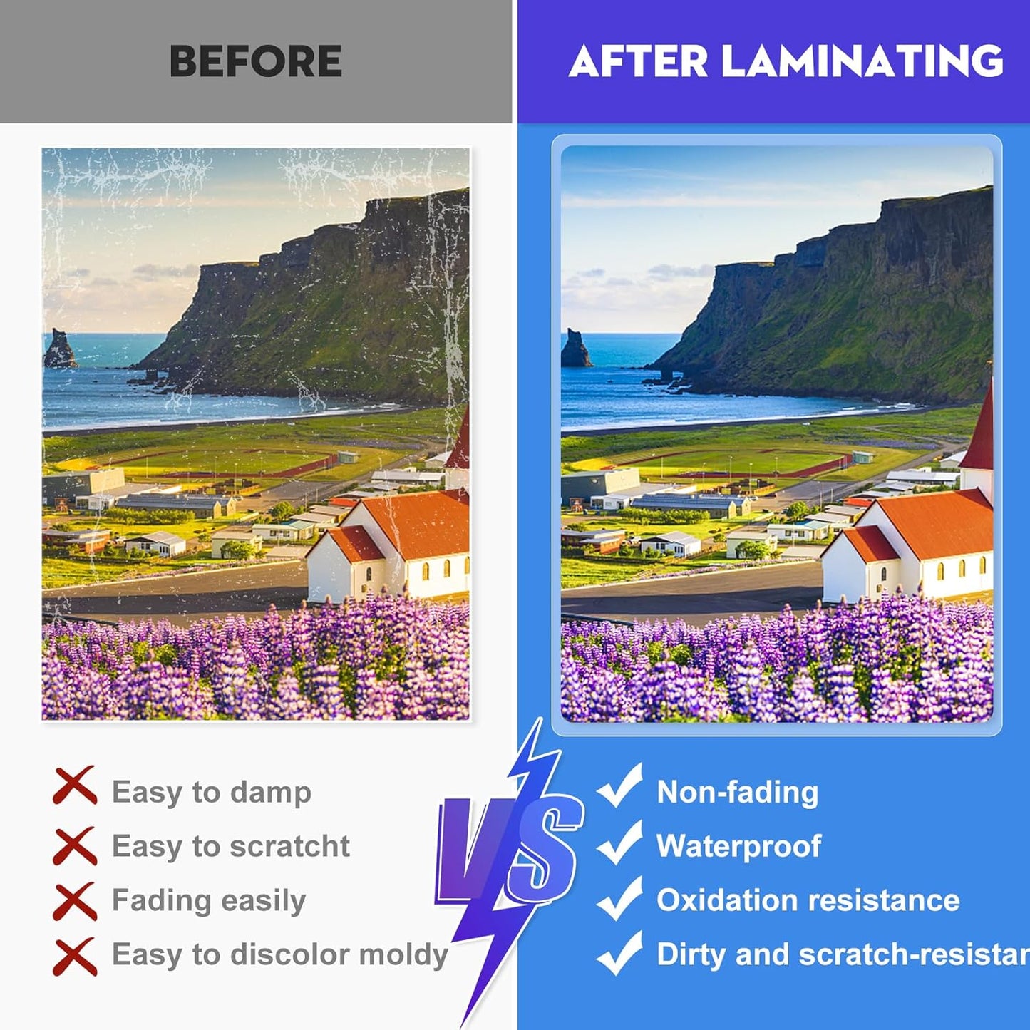 CAREGY 600 Pack Laminating Sheets,Holds 8.5 x 11 Inch Sheets,Thermal Laminating Pouches, 3 Mil, 9 x 11.5 Inches Lamination Sheet Paper for Laminator, Round Corner Letter Size