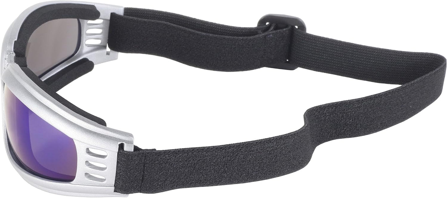 Pacific Coast Nomad Value Folding Riding Goggles Black Frame Smoke Lens