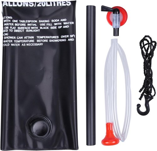 CARTMAN 5 Gallons Portable Solar Camping Shower Bag for Outdoor Traveling Hiking Summer Shower