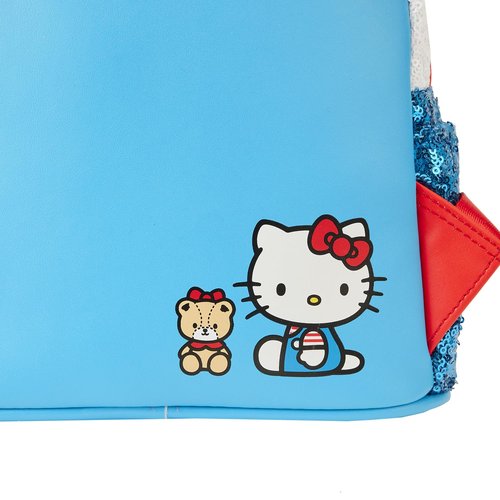 Loungefly Sanrio Sequin Hello Kitty Mini Backpack: Sparkling Style with Iconic Cuteness!
