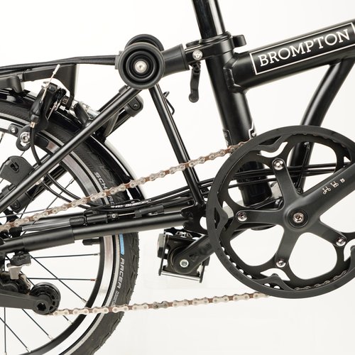 Leather Chain/Hook Protector for Brompton Bicycle (Black)