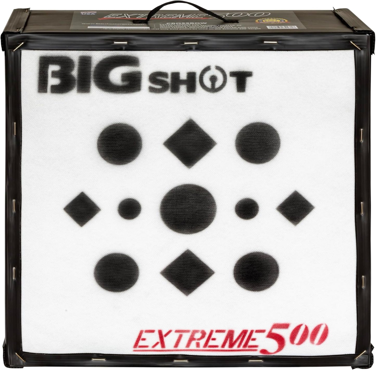 BIGSHOT Iron Man Extreme 500 fps Target, White, 24", for Crossbow and Compound