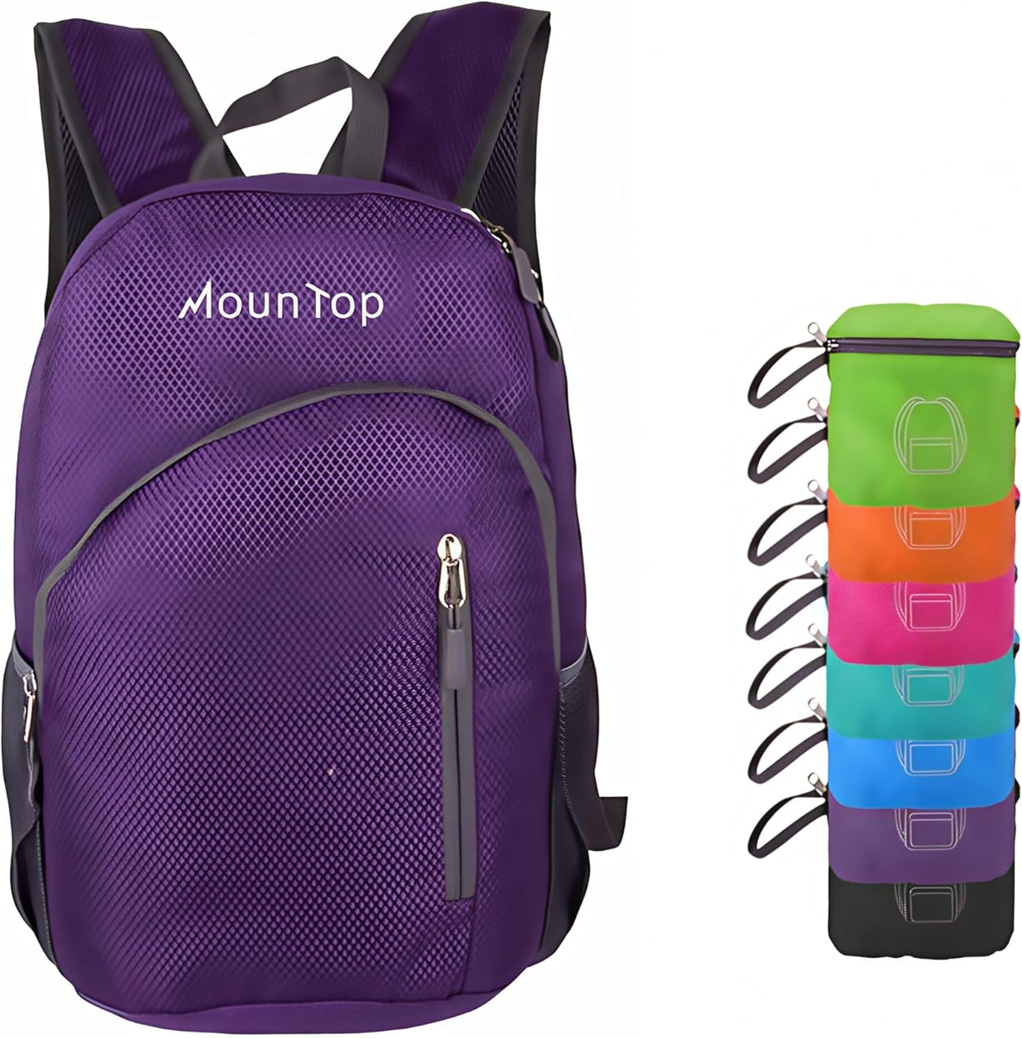 MounTop Outdoor Lightweight Foldable Water Resistant Backpack for Travel Hiking Riding