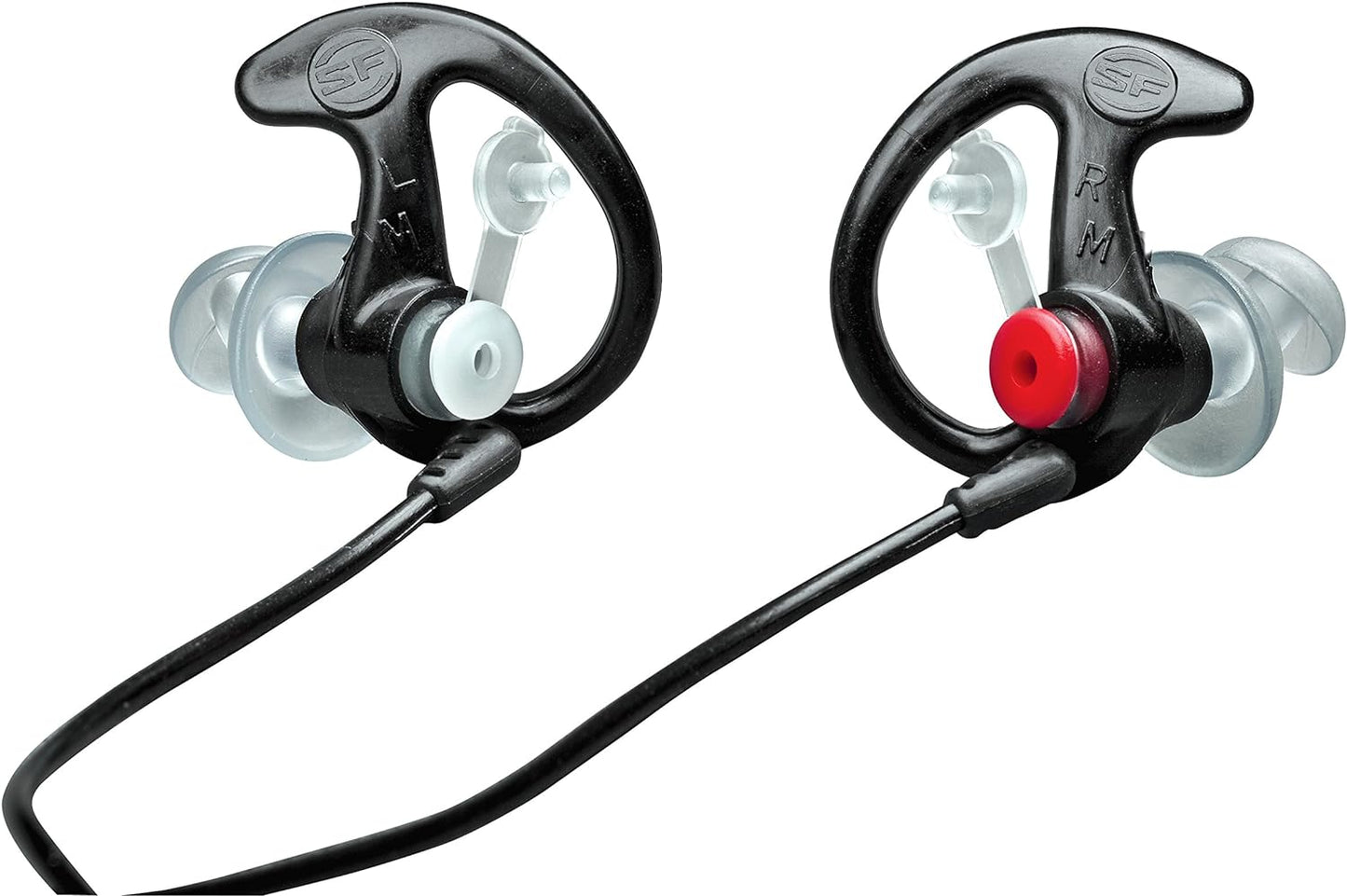 SureFire EP3 Sonic Defenders Filtered Earplugs, Double Flanged Design, Reusable