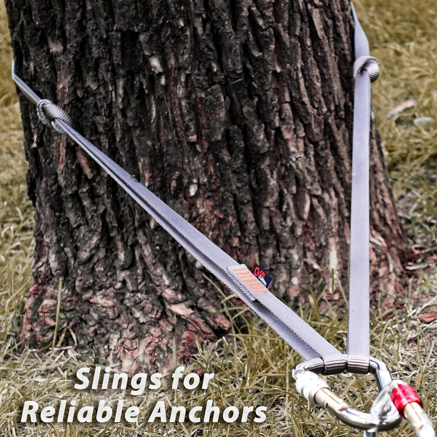 16mm Nylon Sling Runner - GM CLIMBING 22kN / 4950lbf CE UIAA Certified for Climbing
