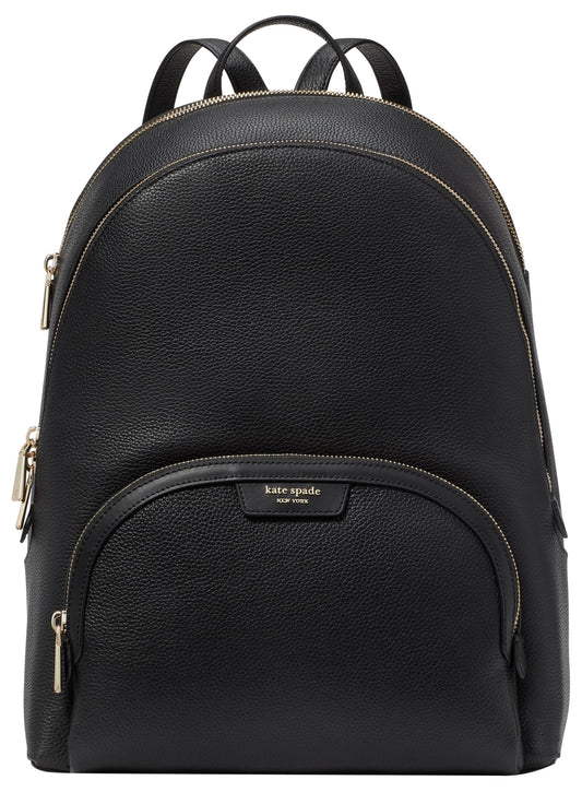 kate spade new york Hudson Pebbled Leather Backpack, Black