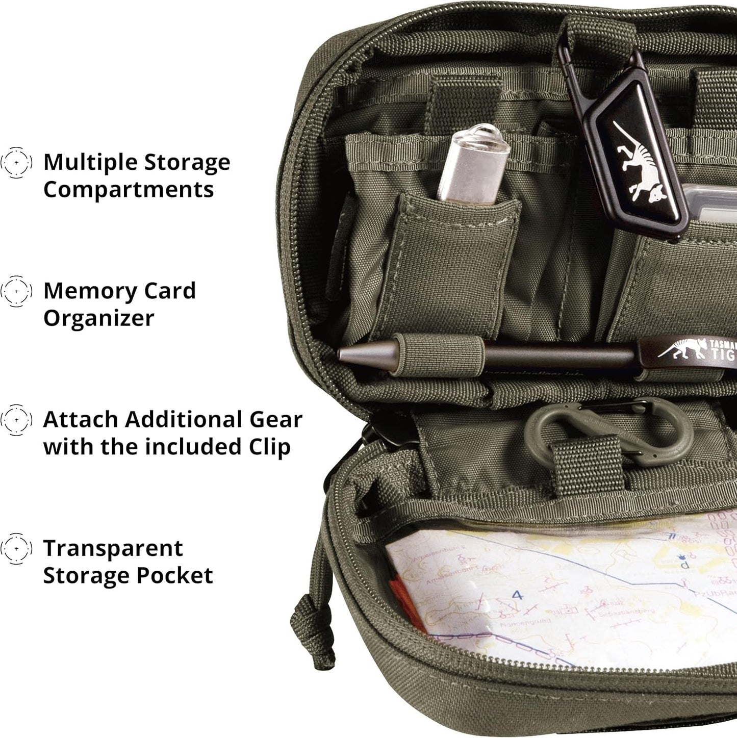 Tasmanian Tiger Unisex_Adult Tt Admin Pouch