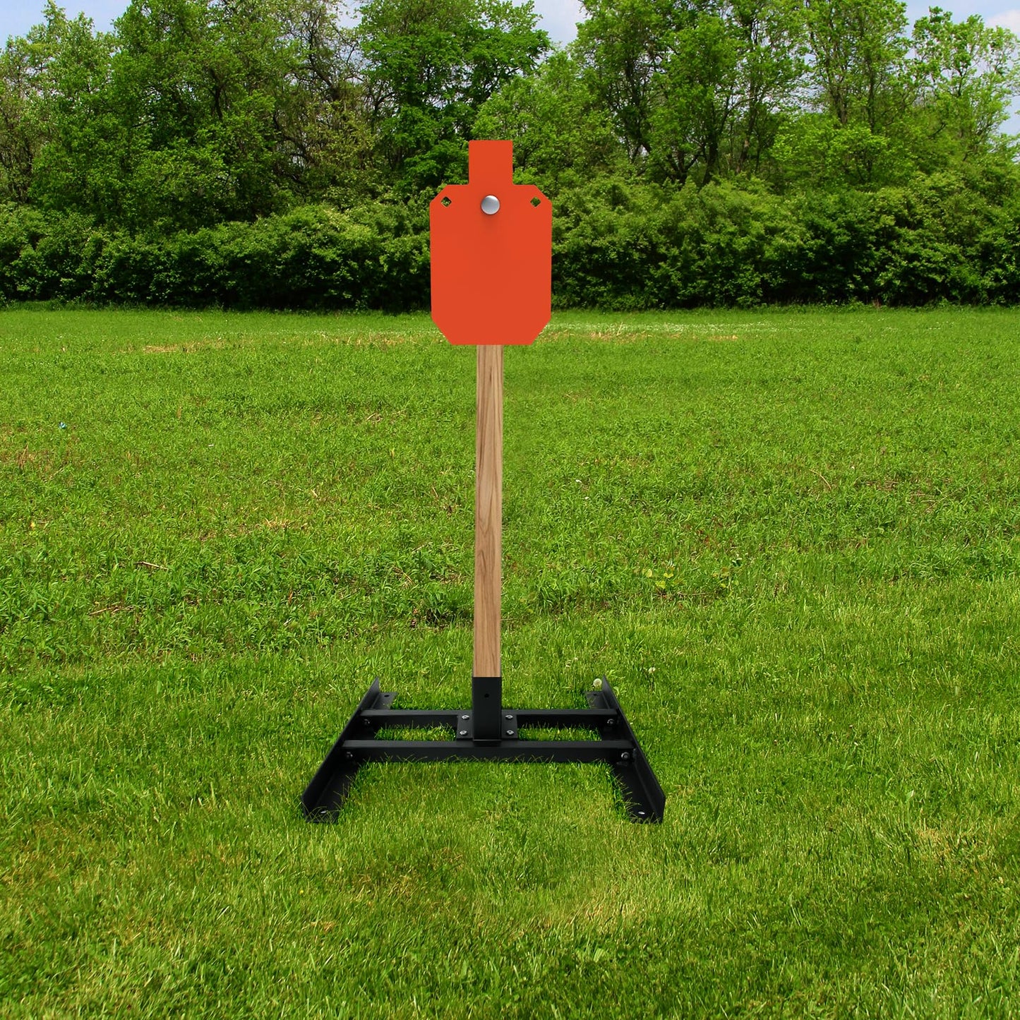 1 Pcs 2"x4" Shooting Target Stand for Outdoors, Target Stand Kit with Double T-Shaped Base