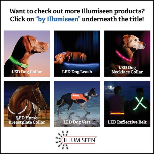 Illumiseen Extension for the LED Reflective Belt – Adds a max. of 19.6” to your LED Belt