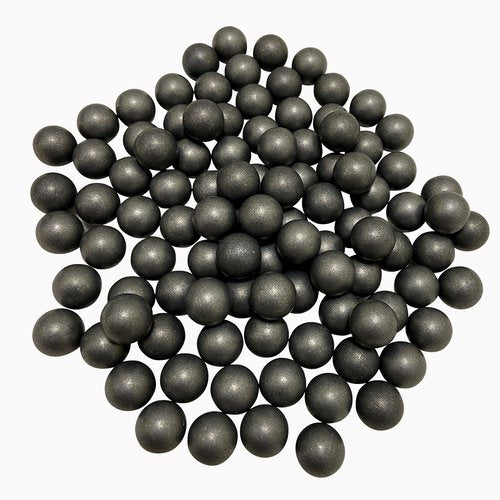 Alien Play 68 Caliber Self Defense Balls 100 Counts 7.1 Grams Hard and Powerful Aluminum Ammo Non-Lethal Solid .68 Cal Paintball Projectiles Fit for Byrna SD, HD and LE (Metallic Grey, Aluminum)