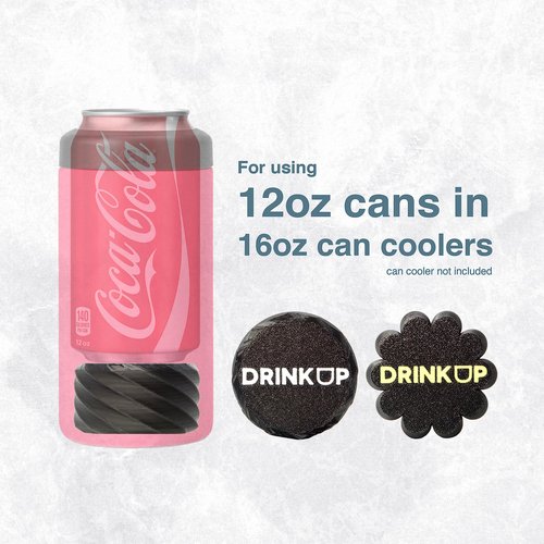 DrinkUp 12oz Can Adapter for 16oz YETI Can Coolers - Fits MiiR CamelBak RTIC BrMate Tallboys