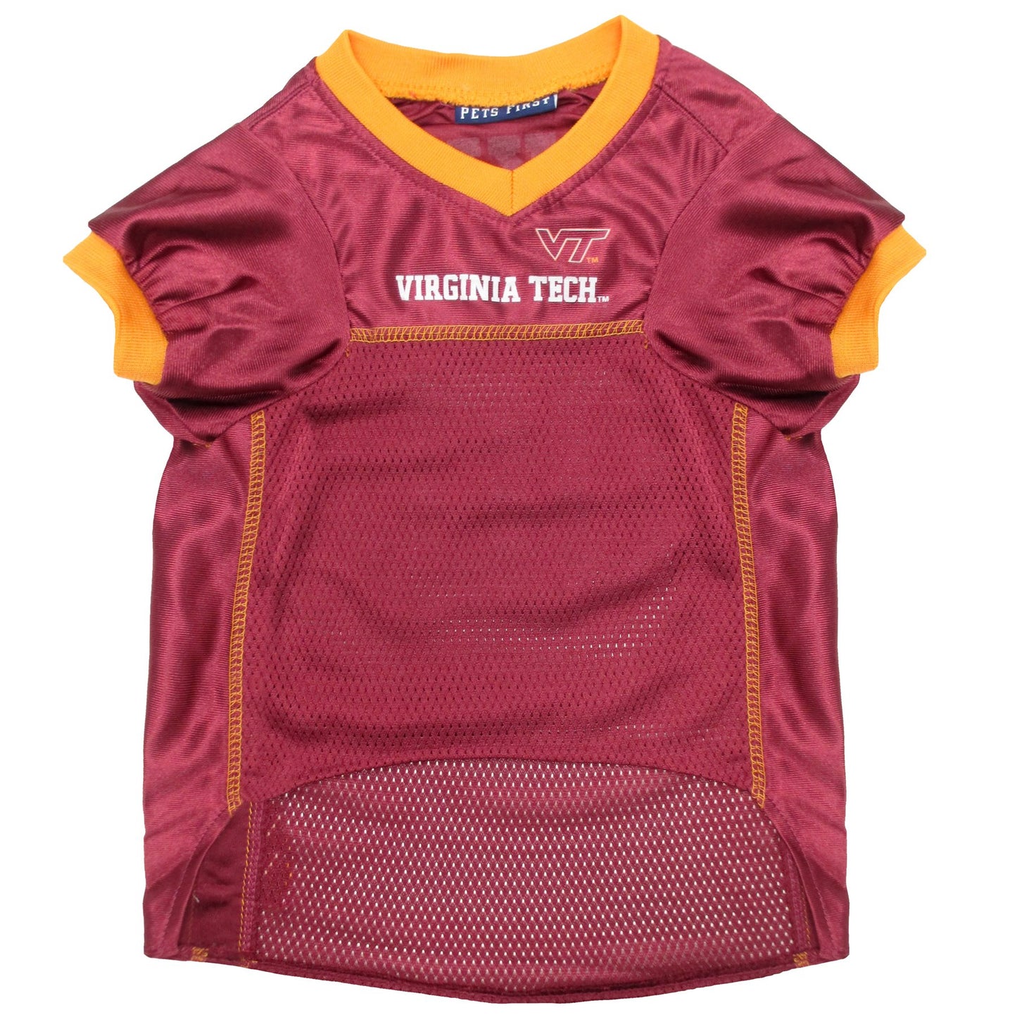 NCAA College Virginia Tech Hokies Mesh Jersey for Dogs & Cats, XX-Large. Licensed Big Dog Jersey with Your Favorite Football/Basketball College Team (Pack of 2)