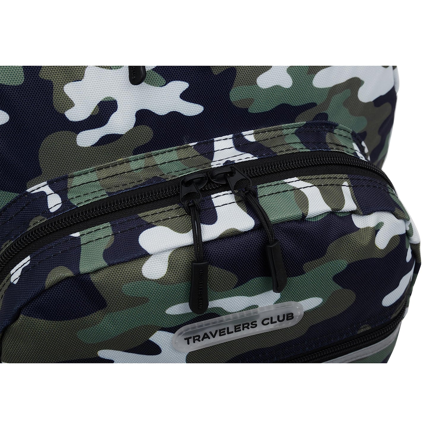 Travelers Club Rolling Backpack, Camo, 18 Inch