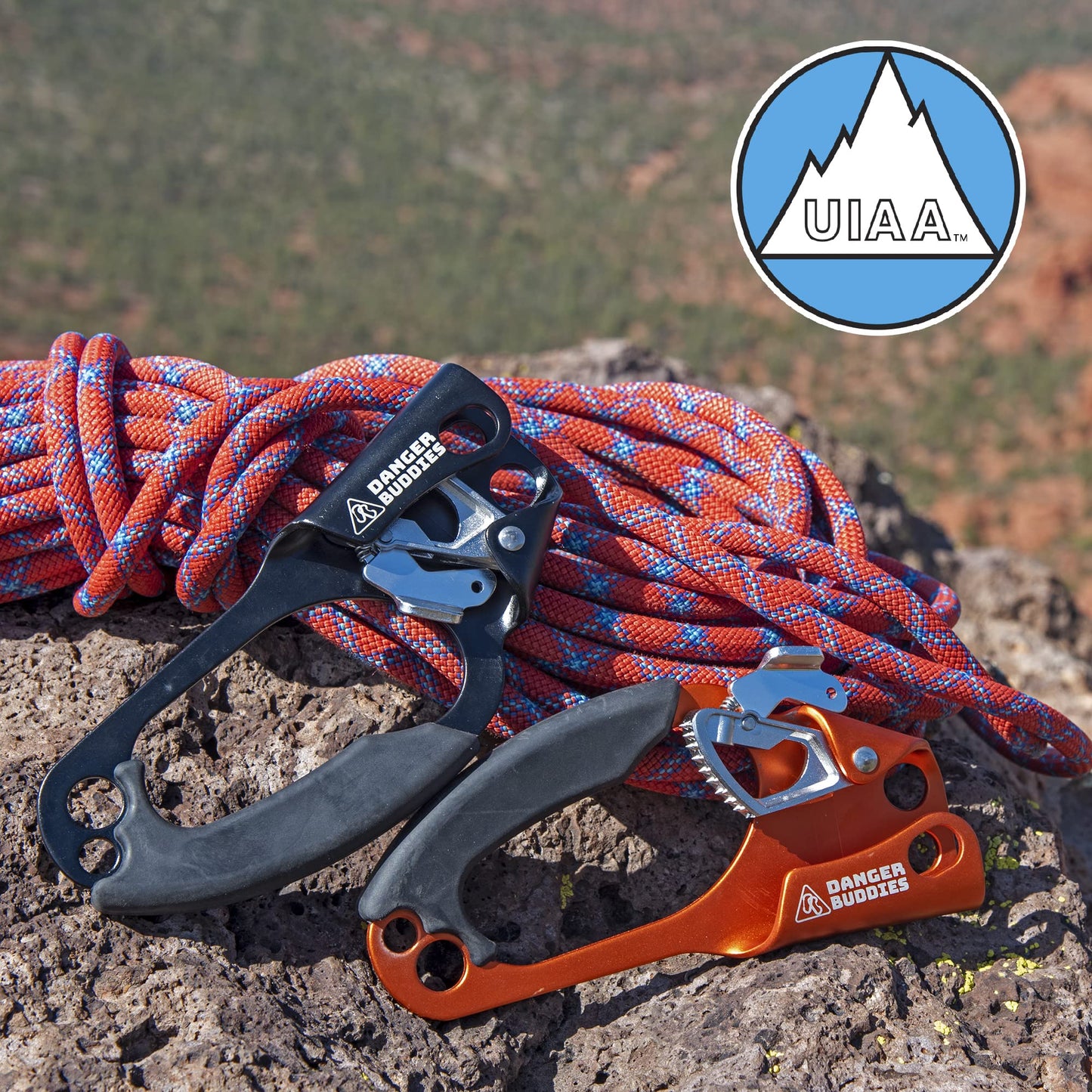 Danger Buddies Climbing Hand Ascender - UIAA Approved Ascension Device (Left & Right)