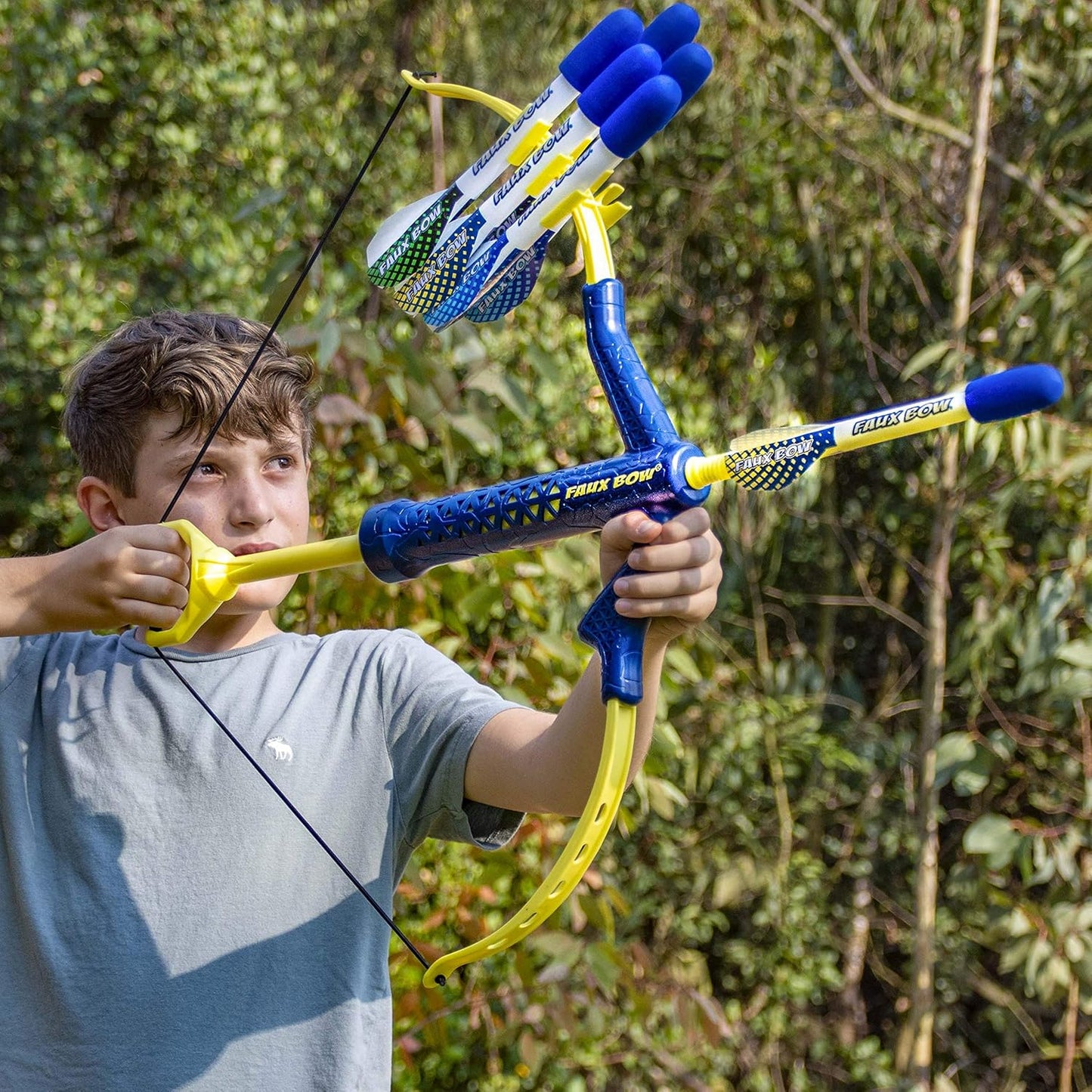 4.0 Kyanite - Impact Foam Tip Kids Bow and Arrow - Kids Archery Set - Shoots Targets Over 120 Feet - Best Outdoor Toy for Boys and Girls - Backyard Target Practice