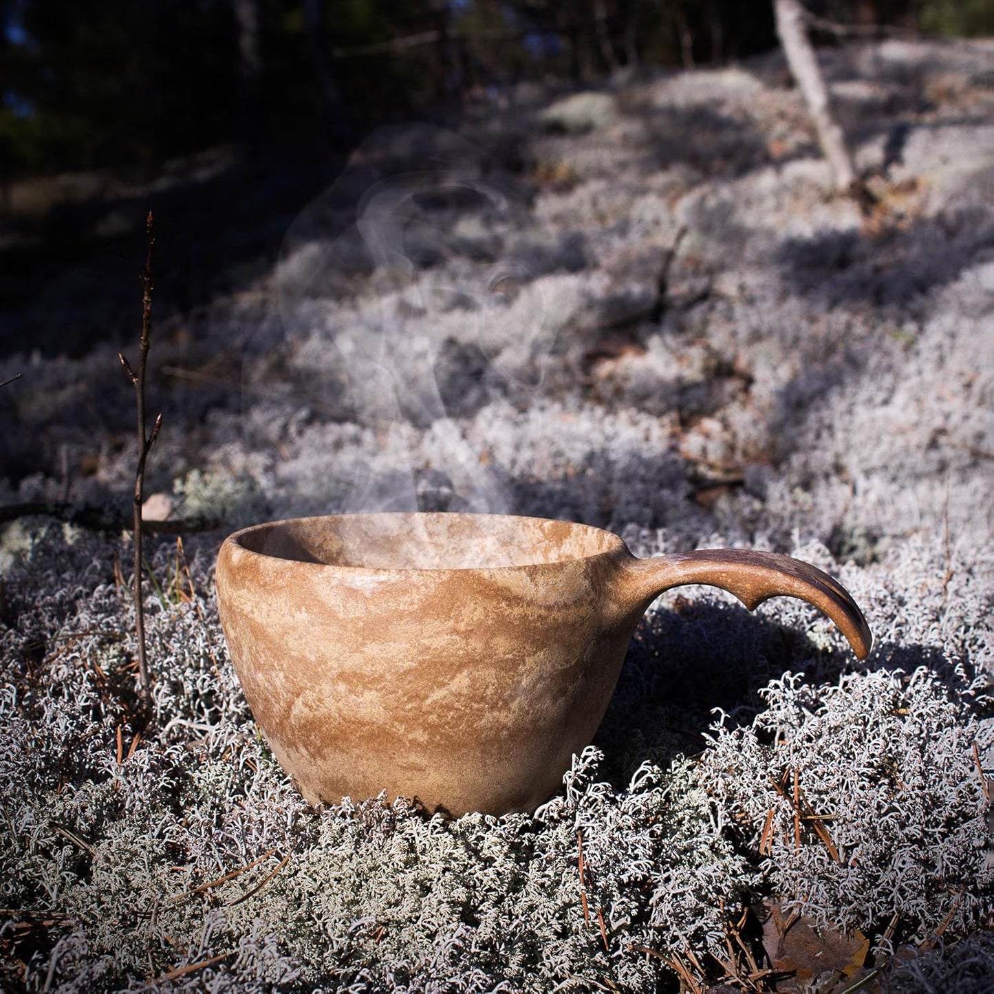 37 Natural Fibre Outdoor Cup – 370ml Lightweight Eco-Friendly Camping Mug – Durable Scandinavian Design – Dishwasher Safe – Made in Finland