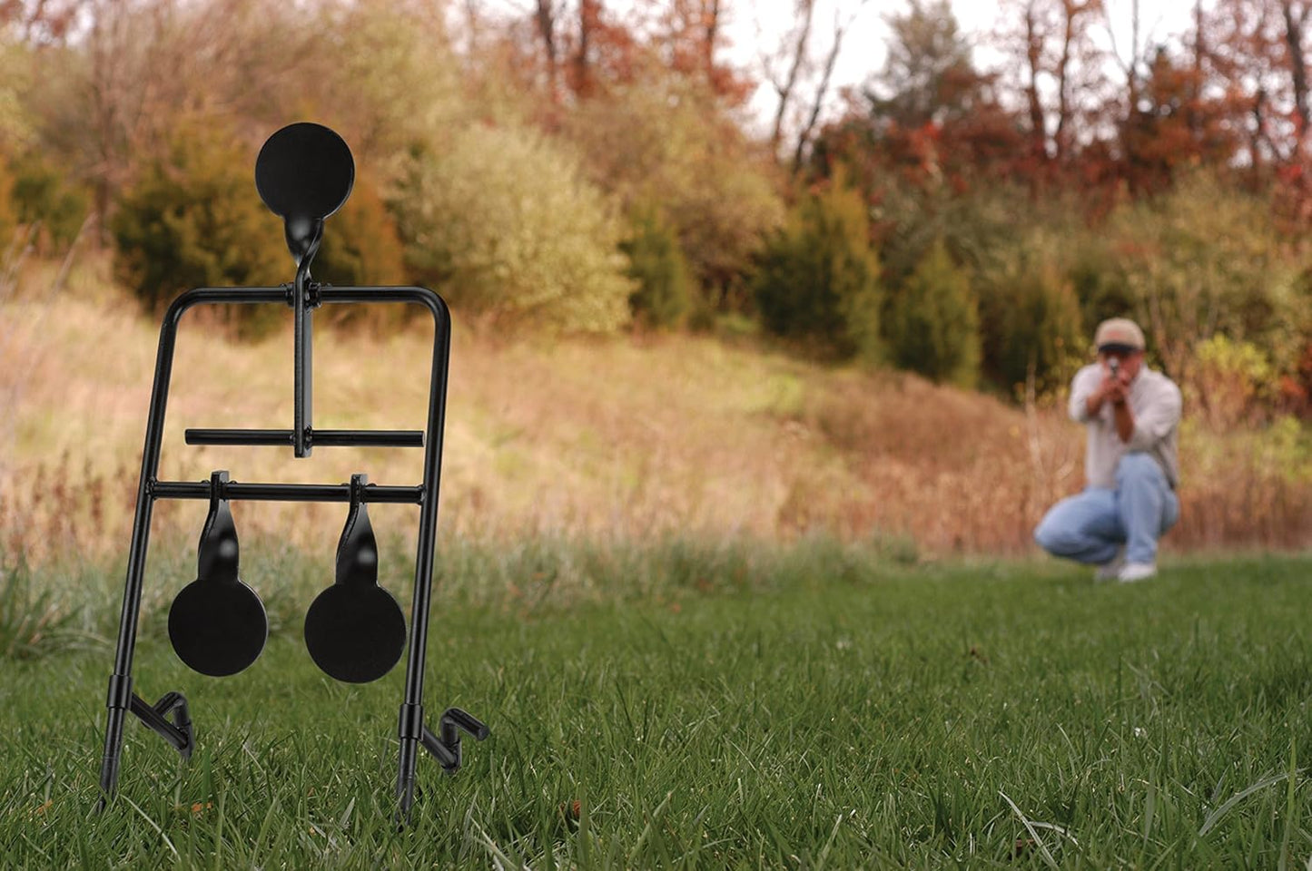 Caldwell Resetting Targets with Portable Design and Shooting Spots for Outdoor, Range, Shooting and Hunting