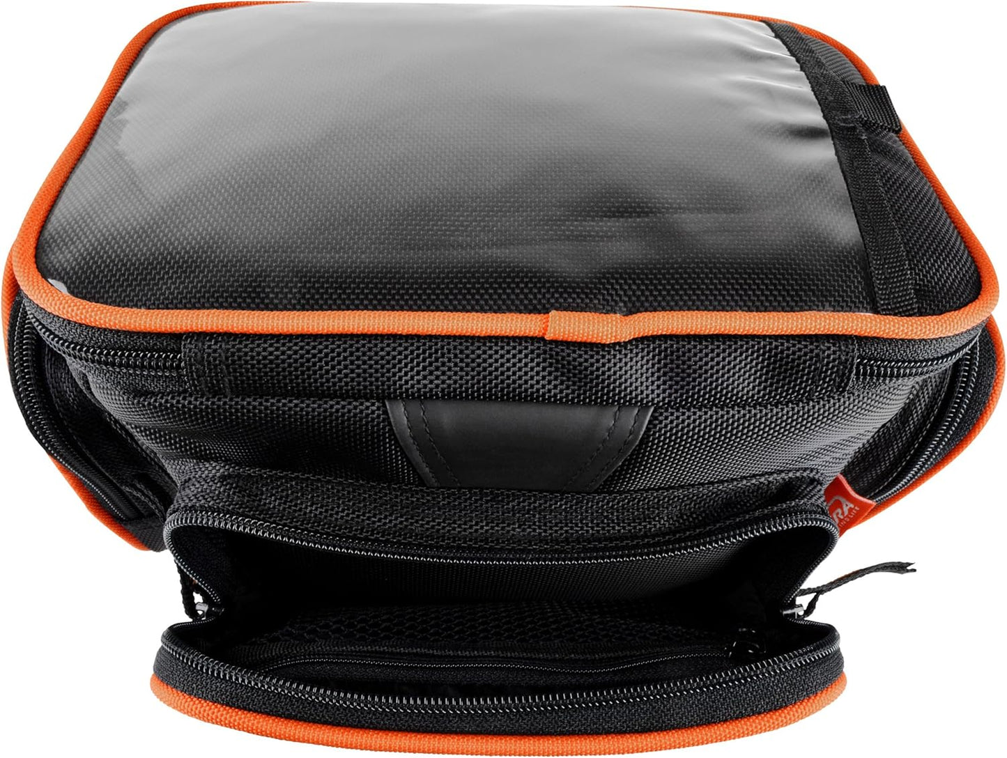Ibera Bike Handlebar Bag - Clip-On Bikes Bag with Transparent Lid for Maps - with Shoulder Strap, Rain Cover & Reflective Trim - Water-Resistant Bike Accessories - Fits 22.2–31.8 mm Handlebars