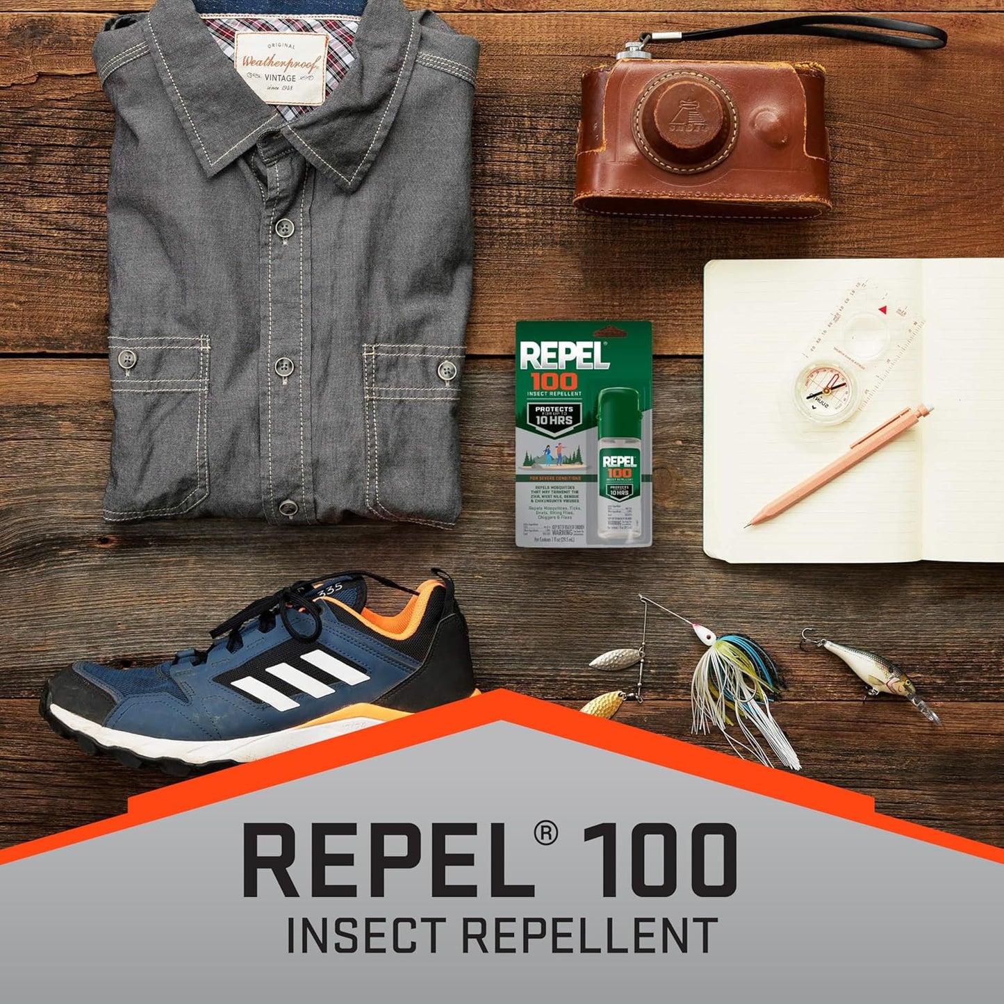 Repel 100 Insect Repellent, Repels Mosquitos, Ticks and Gnats, For Severe Conditions, Protects For Up To 10 Hours, 98% DEET (Pump Spray) 1 fl Ounce
