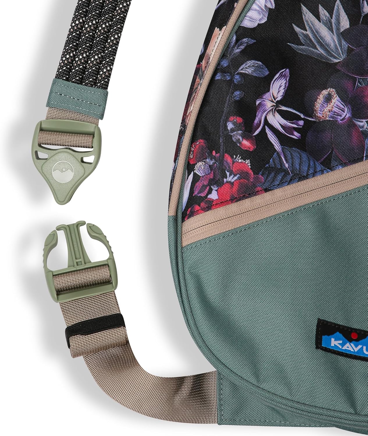 KAVU Paxton Pack Backpack Rope Sling Bag - Jet Black