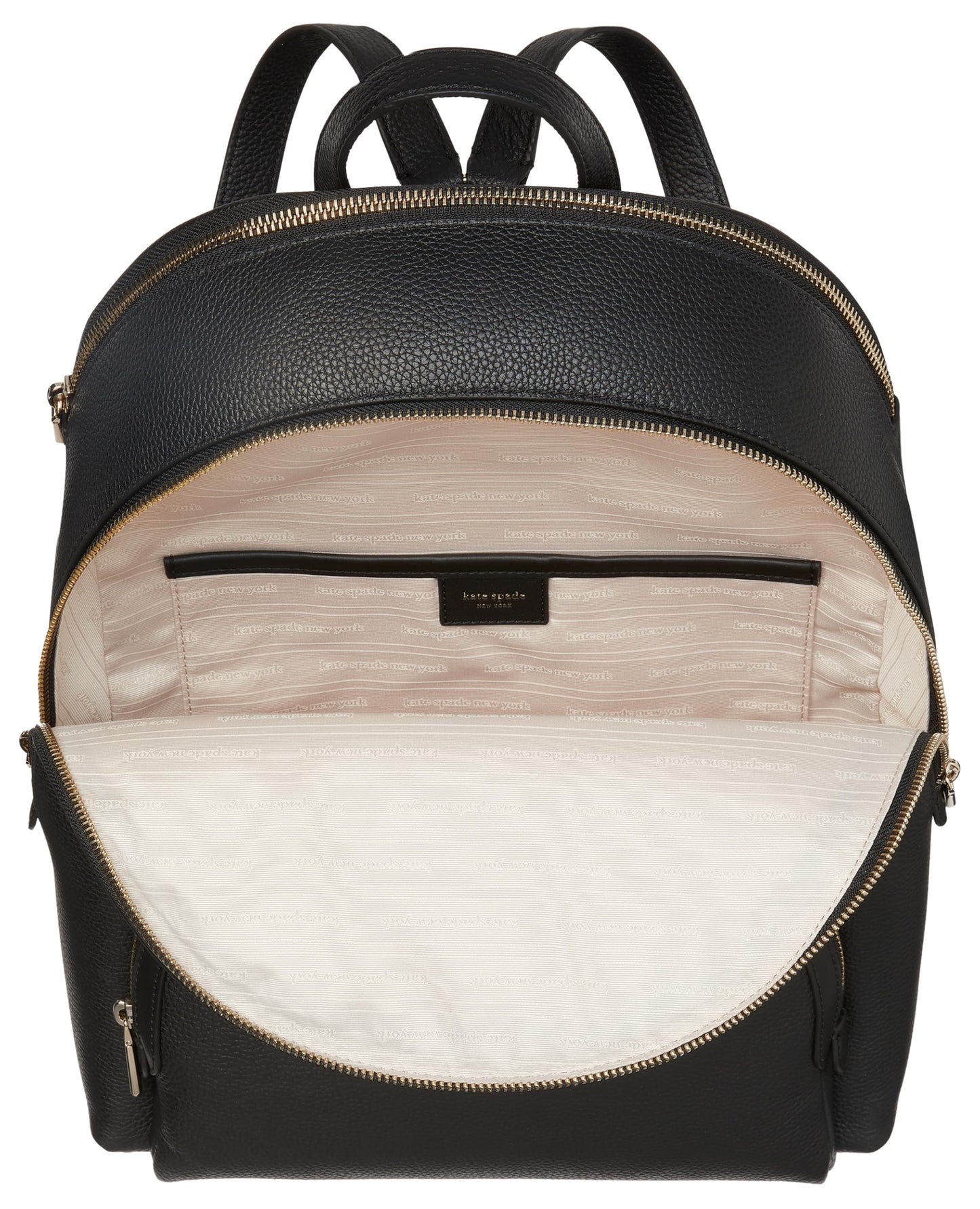 kate spade new york Hudson Pebbled Leather Backpack, Black