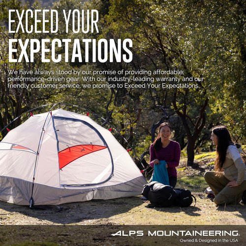 ALPS Mountaineering Tent Footprint, Multiple Sizes, 1500mm Waterproofing, Webbing Loop Attachments