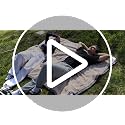 Pale Green Large Camping Blanket with Sherpa Lining 78x56 Inches