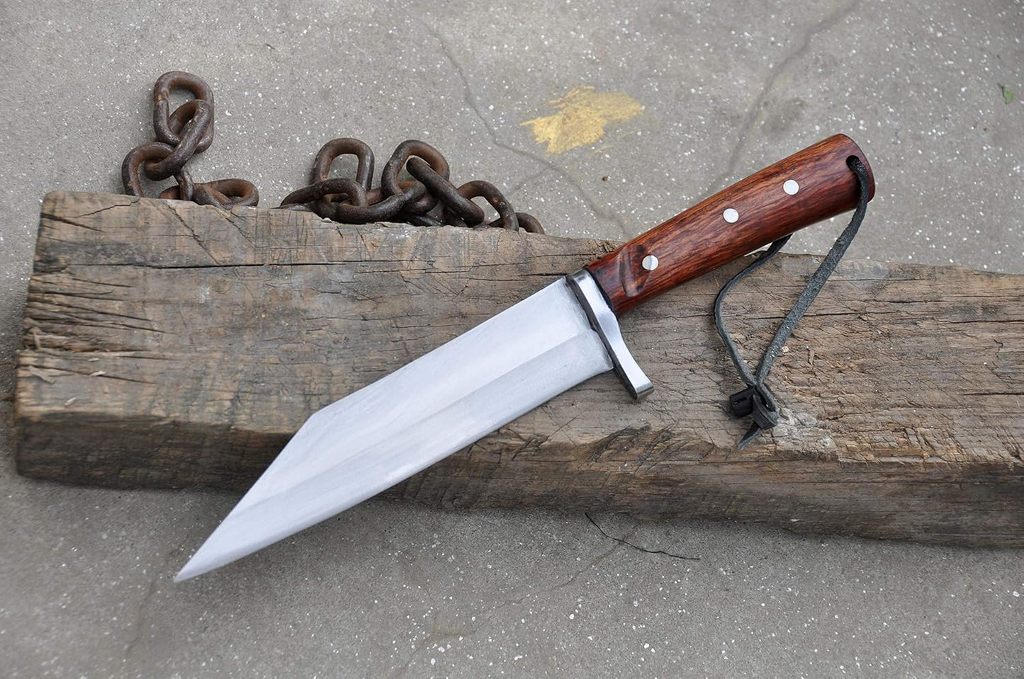 Unleash Versatility: 8-Inch Seax Knife for Hunting, Camping, Tactical, and Survival Adventures- Handforged in Nepal-come with Sheath-Tempered