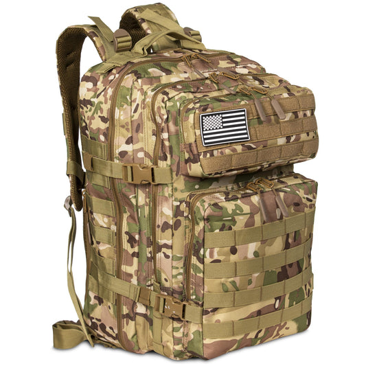 KEEP Conceal Carry Emergency Go Bag, EDC Gear Bag For Everyday Carry, Tactical Backpack for Work, Commuters, Travel, Outdoors, CCW, Tactical Backpack for Professionals, Camo Bugout Rucksack