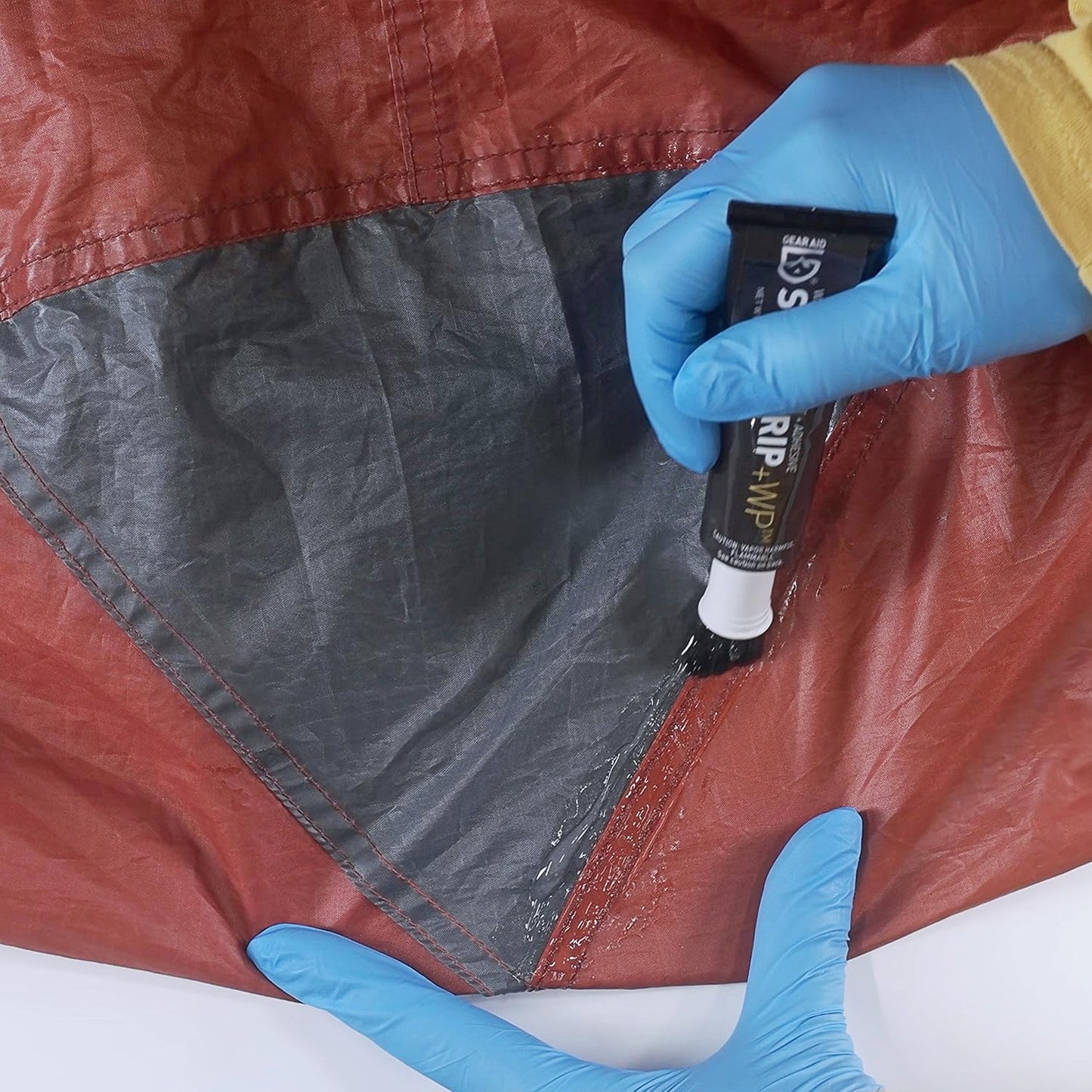 GEAR AID Seam Grip WP Waterproof Sealant and Adhesive for Jackets, Tents, Sleeping Pads and Outdoor Fabric | Repairs Rips, Seals Seams on Nylon, Canvas and Vinyl