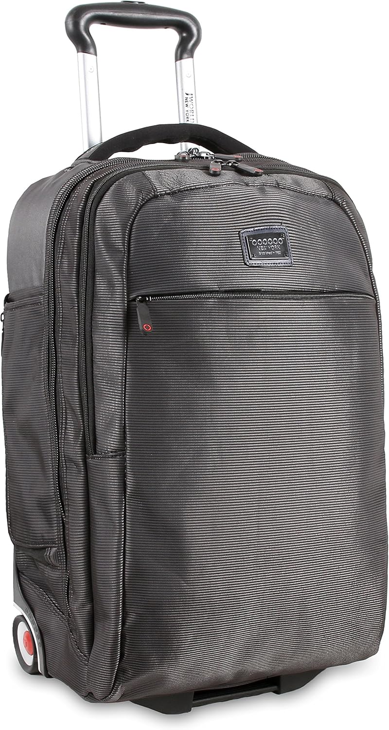J World New York Bay Business Rolling Backpack