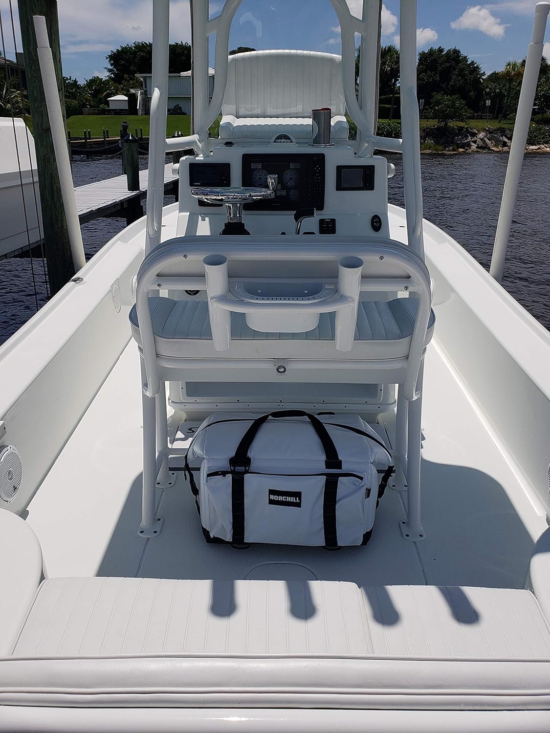 NorChill Soft Coolers 12 Can Insulated Marine Boatbag Soft Sided Cooler, White