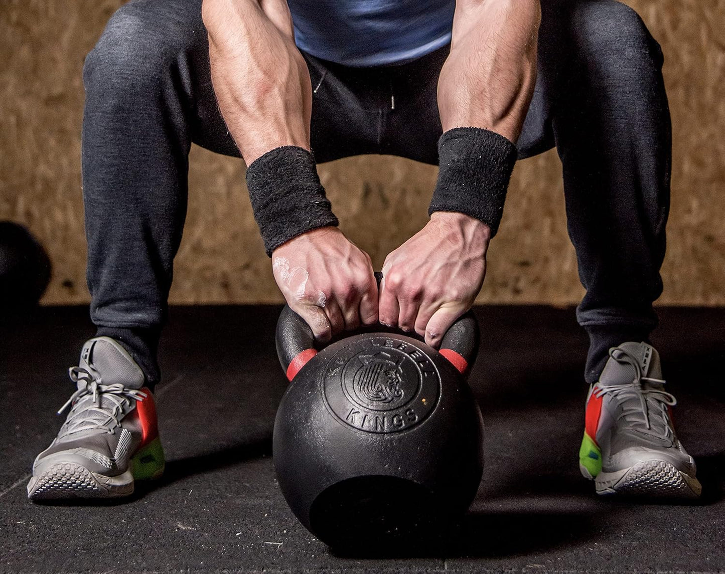 Kettlebell Kings Powder Coated Kettlebell Weights - 9-97 lb Strength Training Kettlebells for Men and Women - Hand Weights Workout Gym Equipment - Weights Set for Home Gym- New