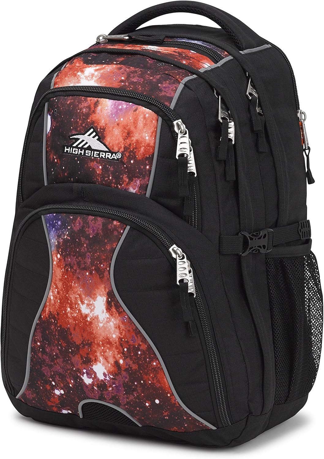High Sierra Swerve Laptop Backpack, Crimson/Black, One Size