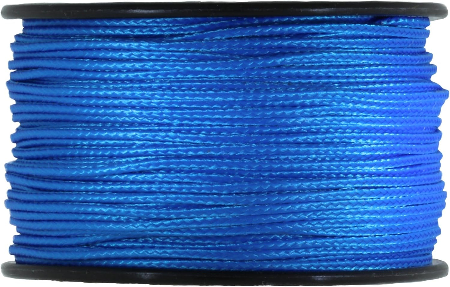 JIG PRO SHOP Black 1.18mm x 125' Micro Cord Paracord - Made in The USA