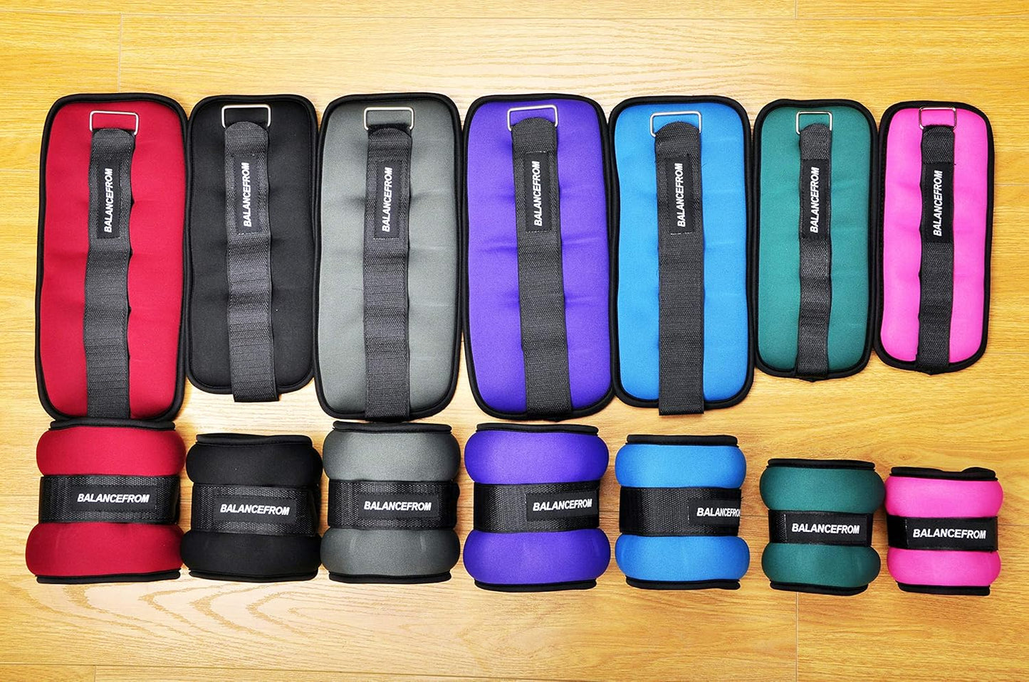 Fully Adjustable Ankle Wrist Arm Leg Weights, 1-20LBS, Multiple Options