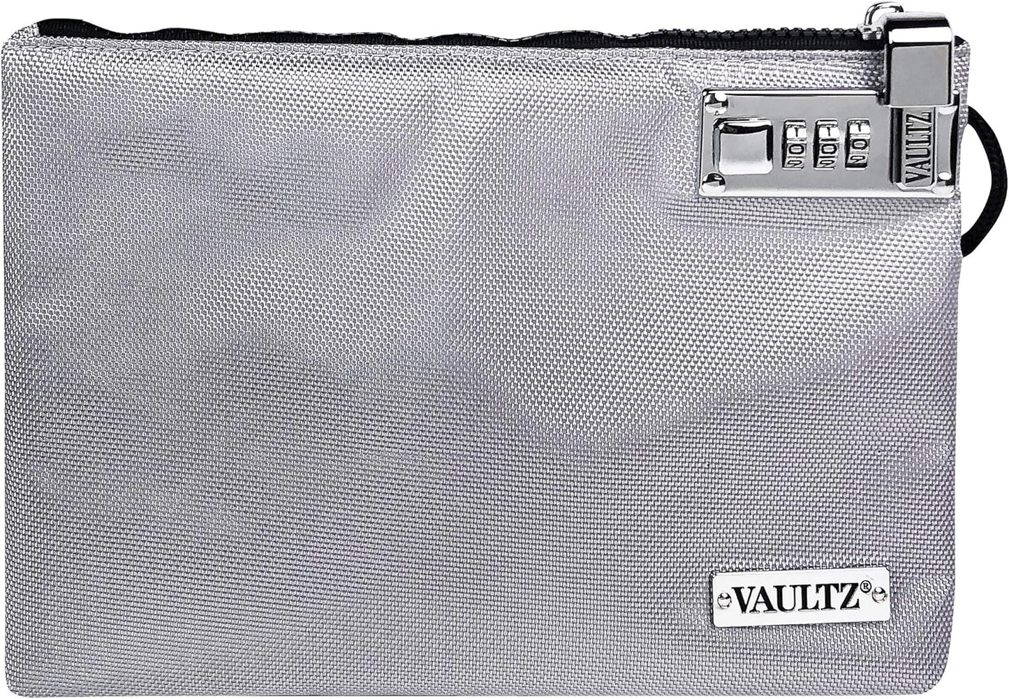 Vaultz Money Bag with Lock - 5 x 7 Inch, Men & Women's Locking Accessories Pouch for Cash, Bank Deposits, Wallet, Medicine, Phone and Credit Cards - BERRY