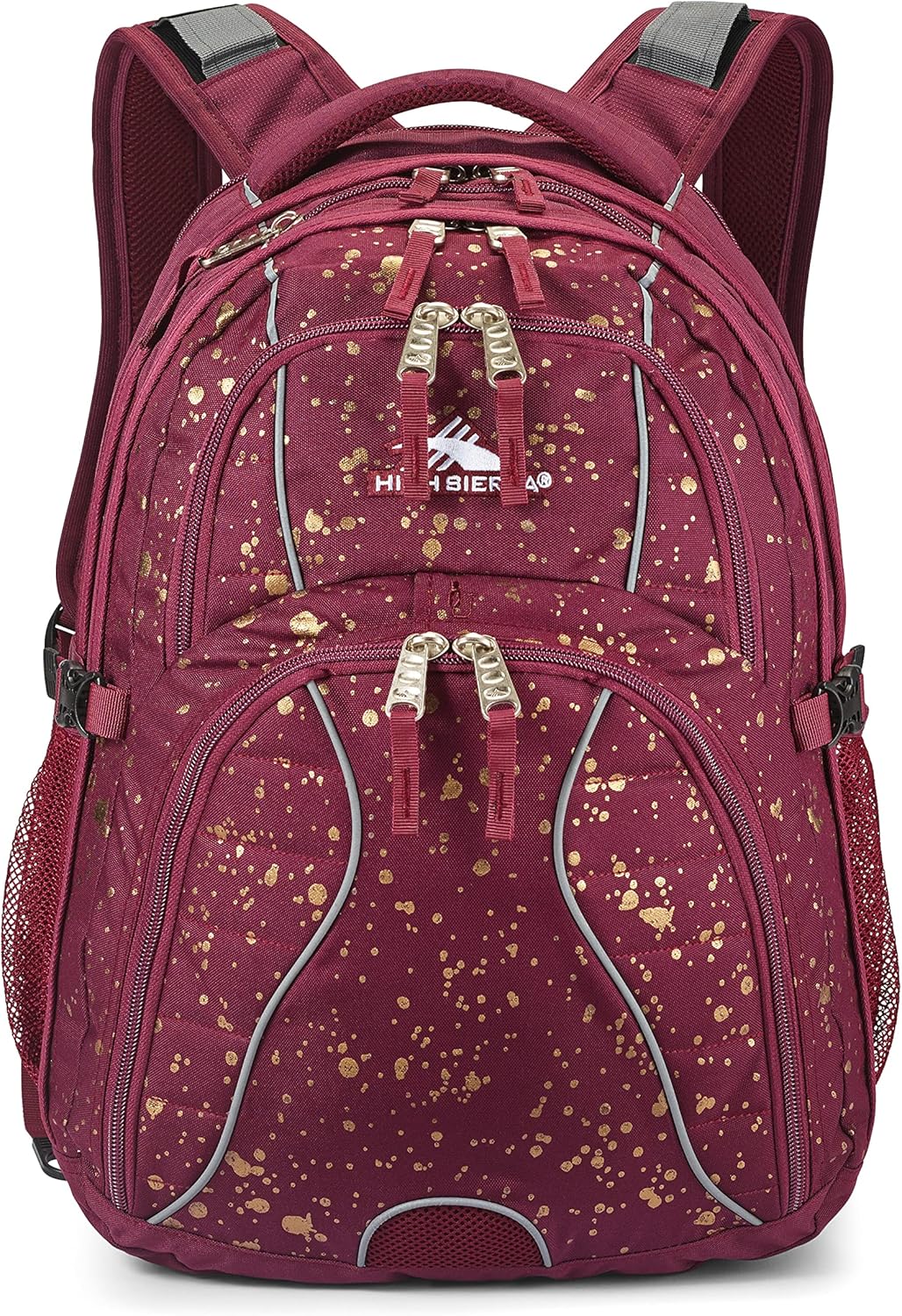 High Sierra Swerve Laptop Backpack, Crimson/Black, One Size