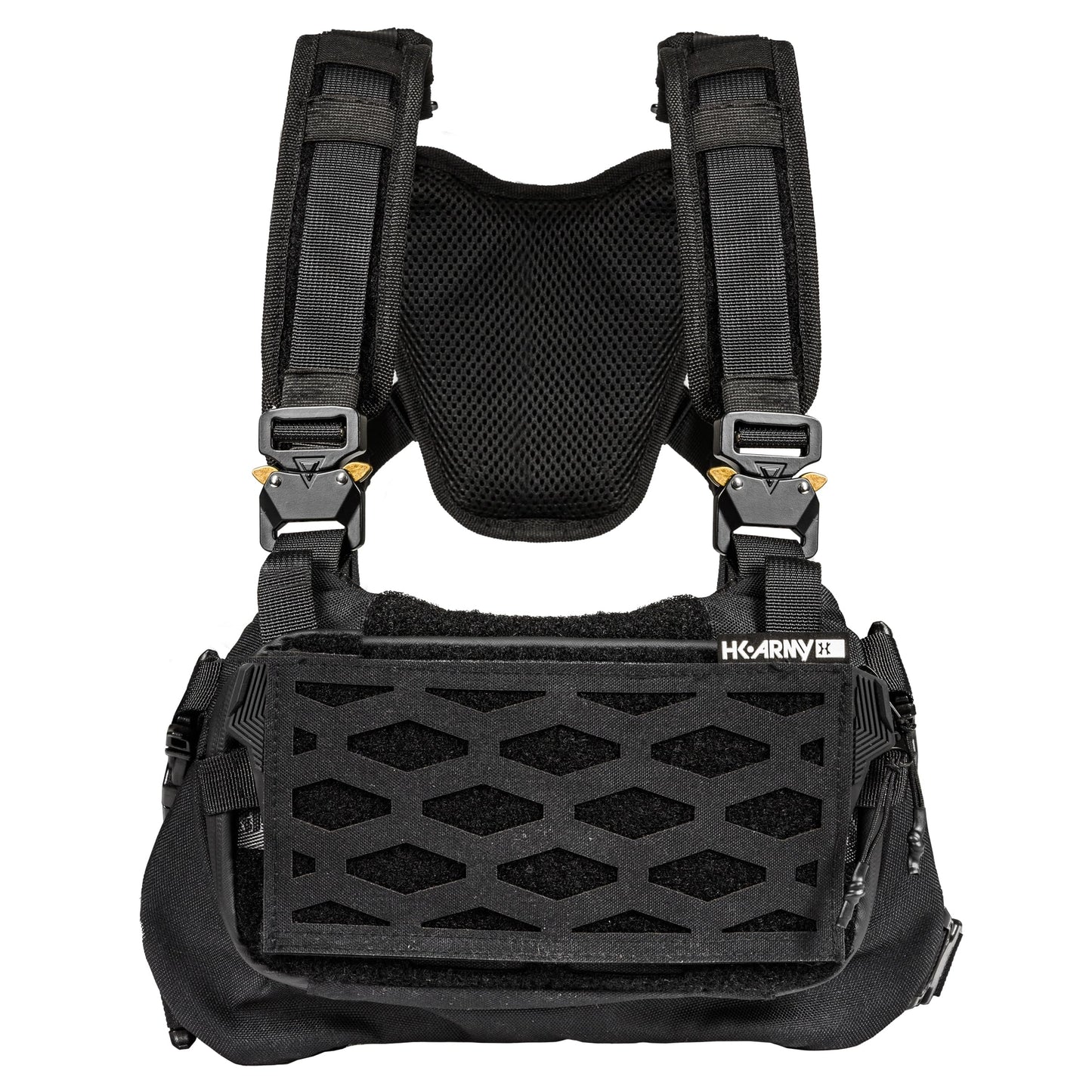 HK Army Hostile Sector Chest Rig - MOLLE Tactical Airsoft Vest (Black)
