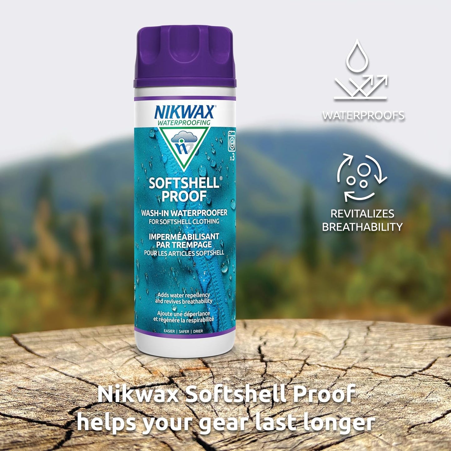 Nikwax Softshell Proof, Spray-On