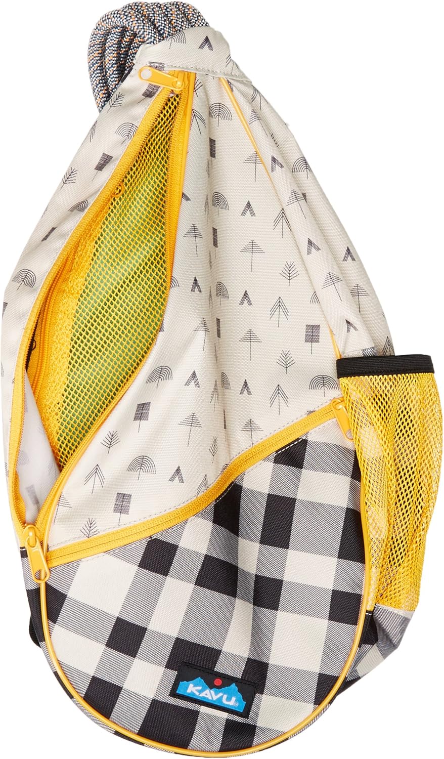 KAVU Paxton Pack Backpack Rope Sling Bag - Jet Black