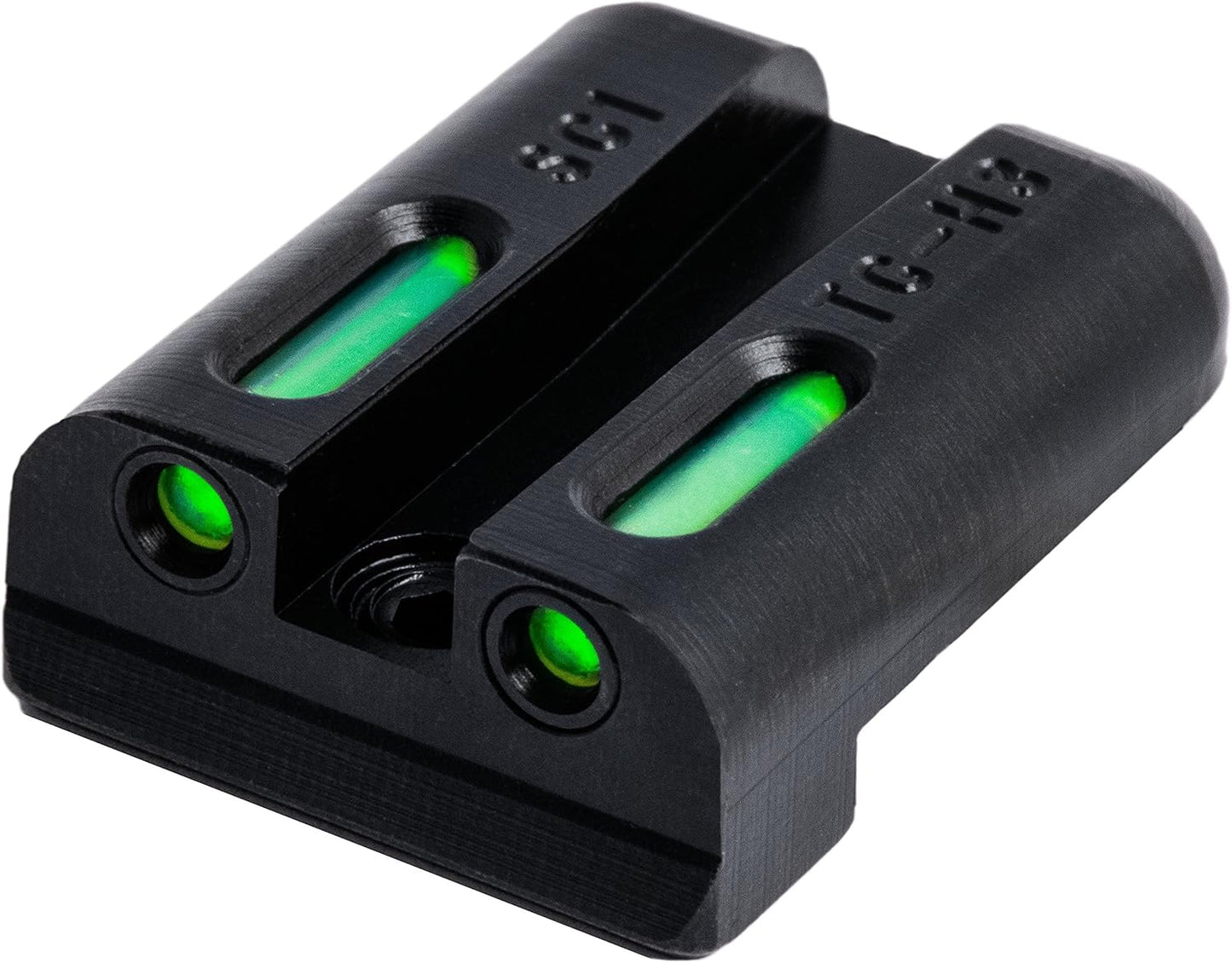 TRUGLO TFX Handgun Sight | Durable Shock-Resistant Compact Brightly Glowing Tritium & Fiber-Optic Xtreme Day/Night Sight for Handguns