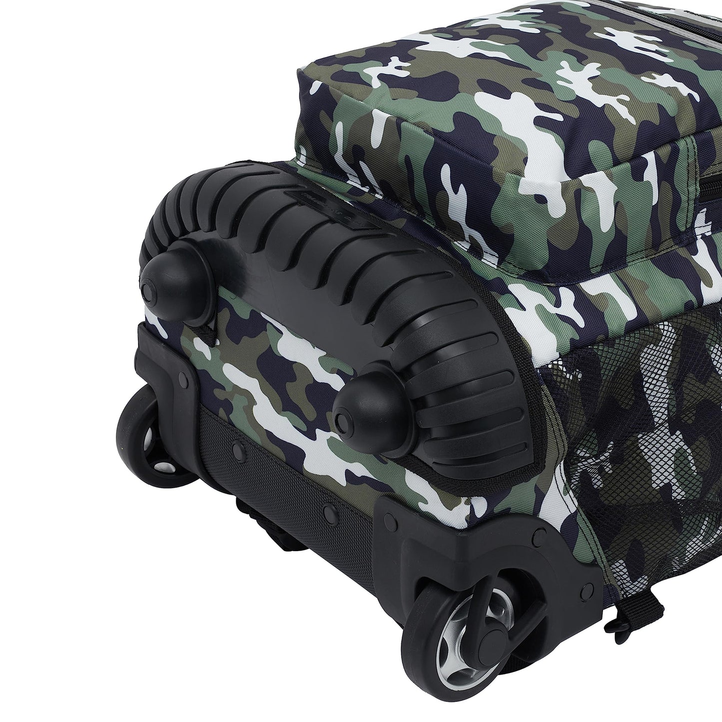 Travelers Club Rolling Backpack, Camo, 18 Inch