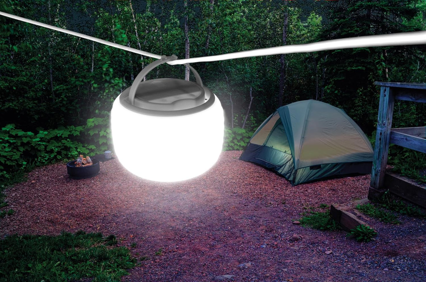 Coghlan's Tent Light – Compact LED Camping Lantern, Battery-Powered with 40-Hour Run Time, 120 Lumens, Water-Resistant Design for Outdoor Adventures and Emergency Use