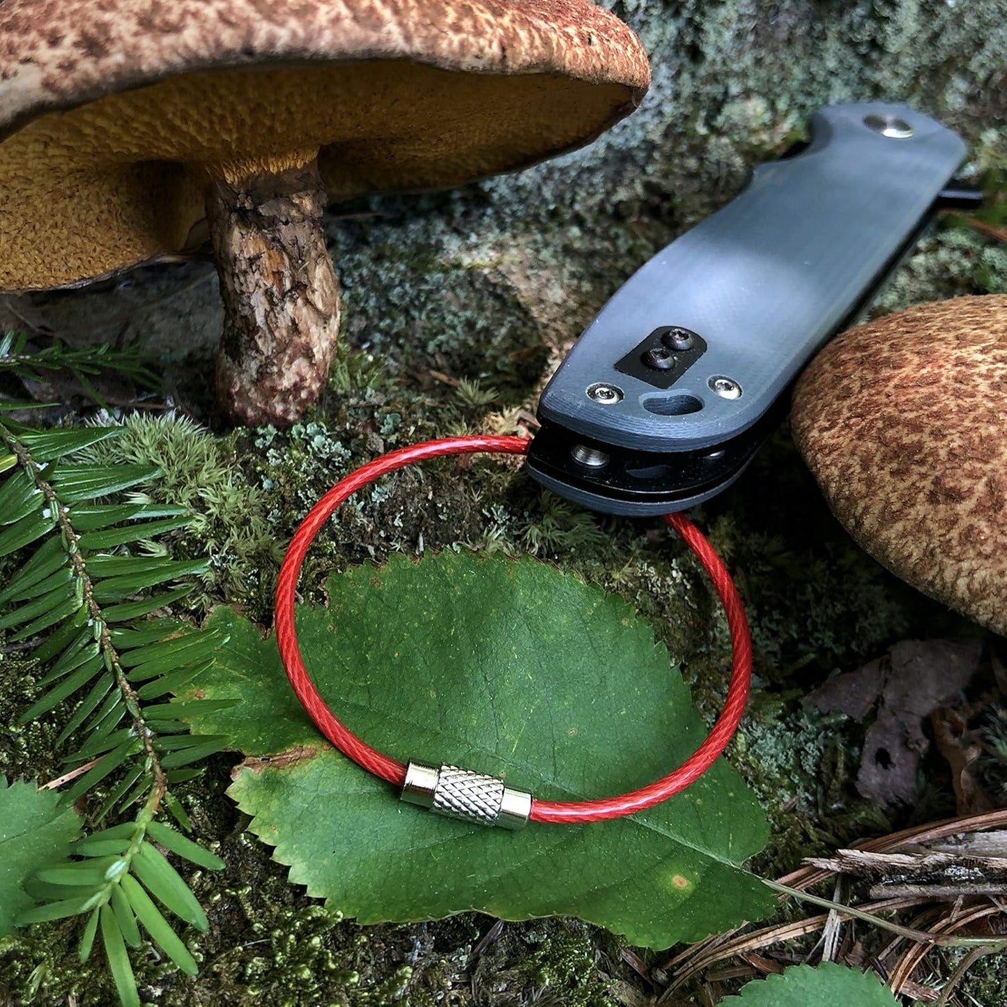 Large Key Ring Wire Stainless Steel Keychain Car Cable Keyring Loop Luggage Tag Hinge Keepers Binding Carabiner Big Locking