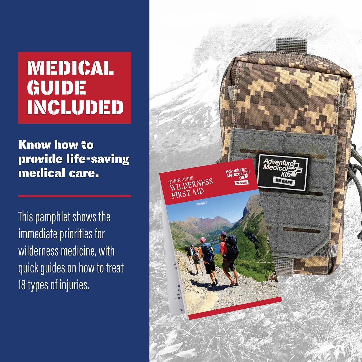 MOLLE Bag Trauma Kit 0.5 (Camo Bag)