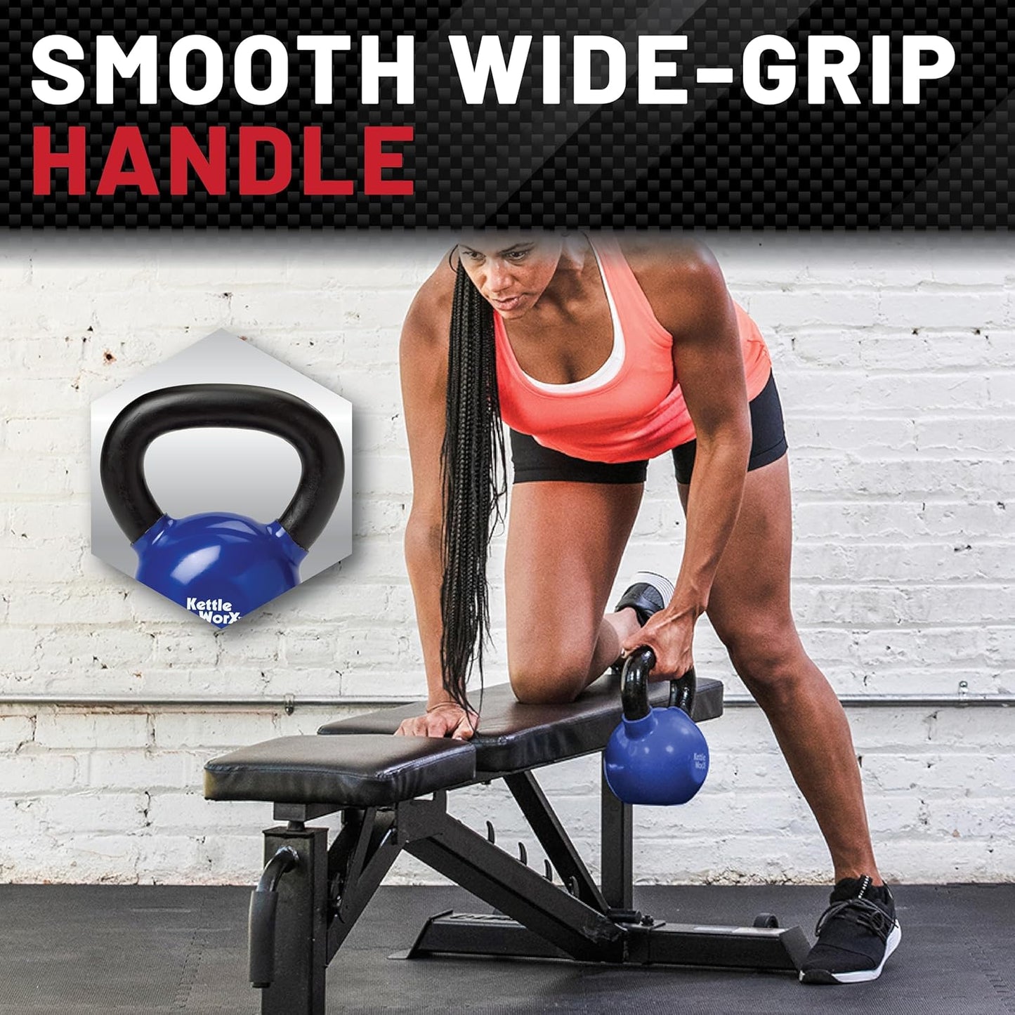 Kettlebell Weight for Strength Training & Fitness - Durable, Versatile Design